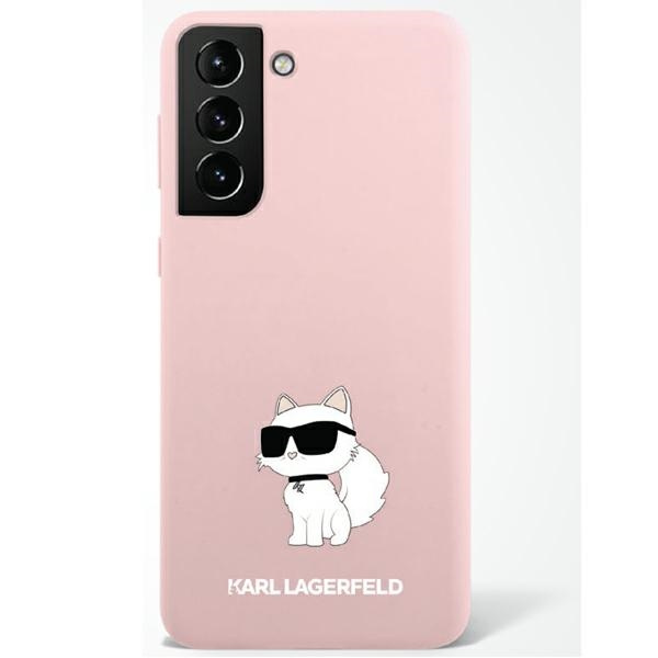 Karl Lagerfeld KLHCS23MSNCHBCP Samsung Galaxy S23+ Plus hardcase pink Silicone Choupette