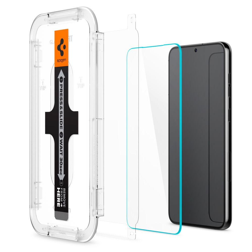 Spigen GLAS.tR ez Fit Samsung Galaxy S23 Clear [2 PACK]