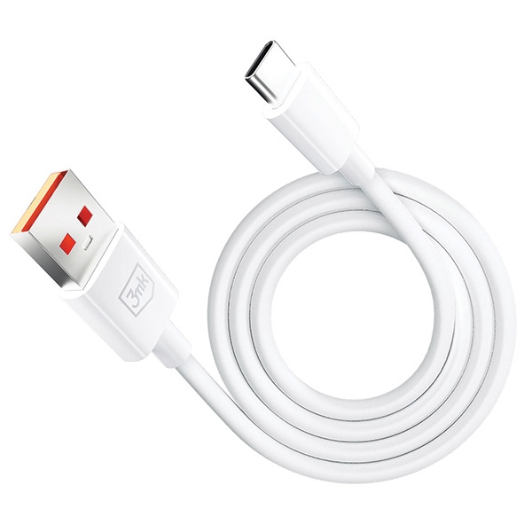 3MK Hyper Cable USB-A / USB-C 5A 60W 1.2m white