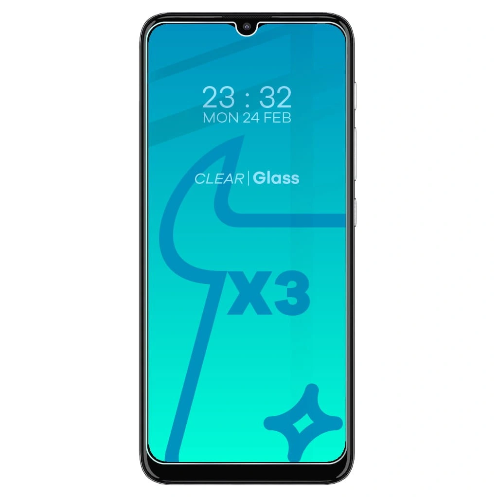 Bizon Glass Clear tempered glass - 3 pcs. + lens glass Moto E20