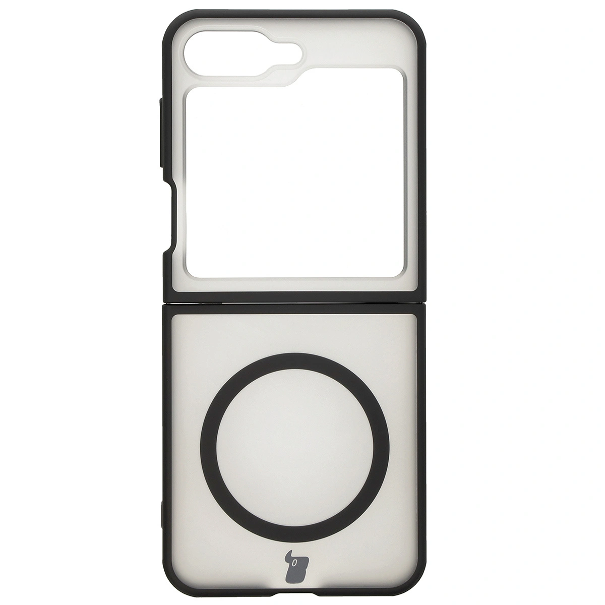 Bizon Case MatteO Samsung Galaxy Z Flip6 transparent with black frame