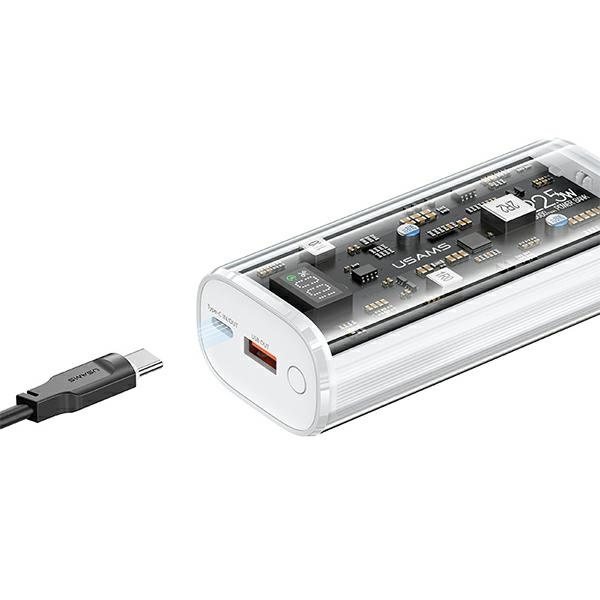 USAMS Powerbank 9000mAh PD 20W QC3.0+PD Dual-Port Fast Charge white (US-CD189)