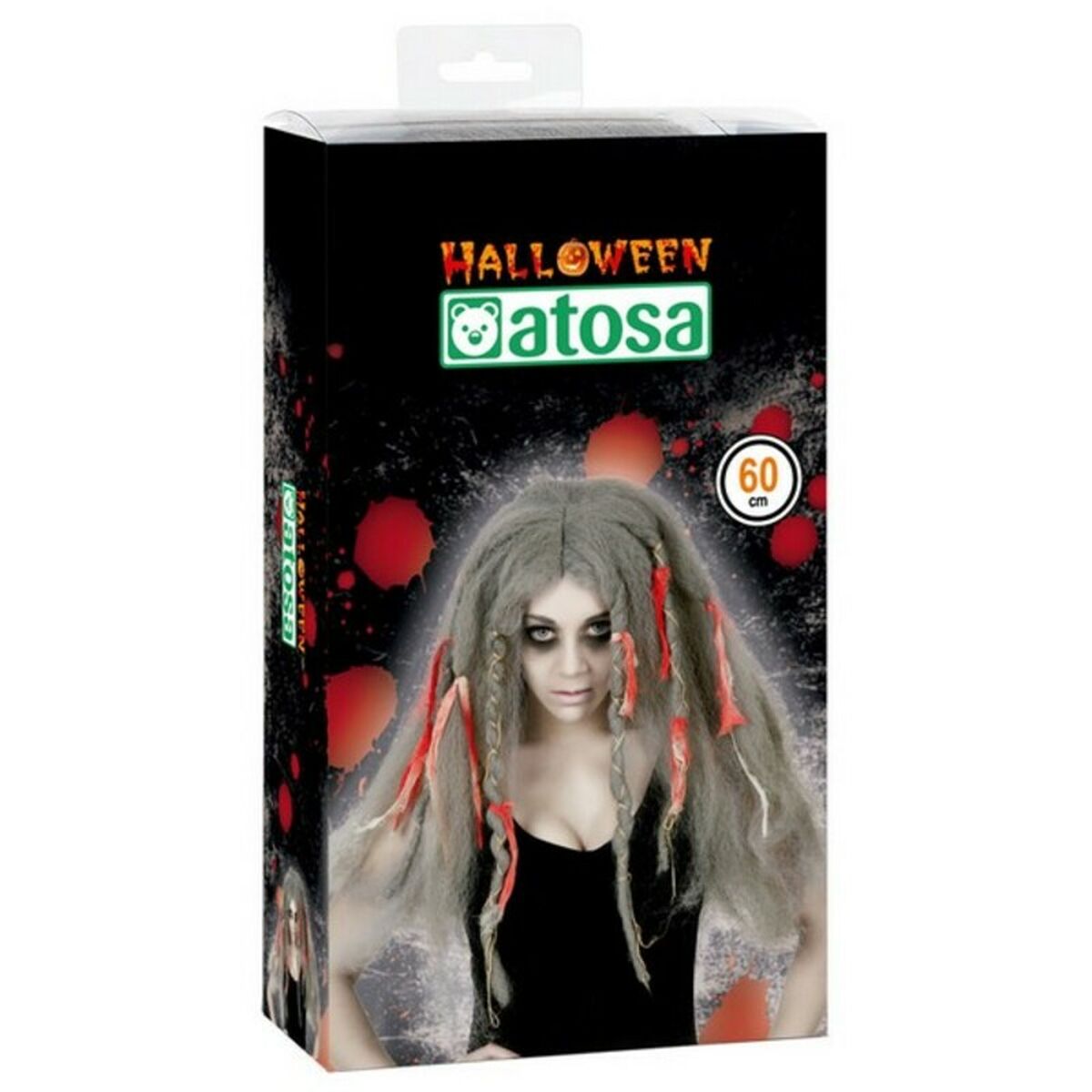 Halloween Wig 42573 Grey Halloween