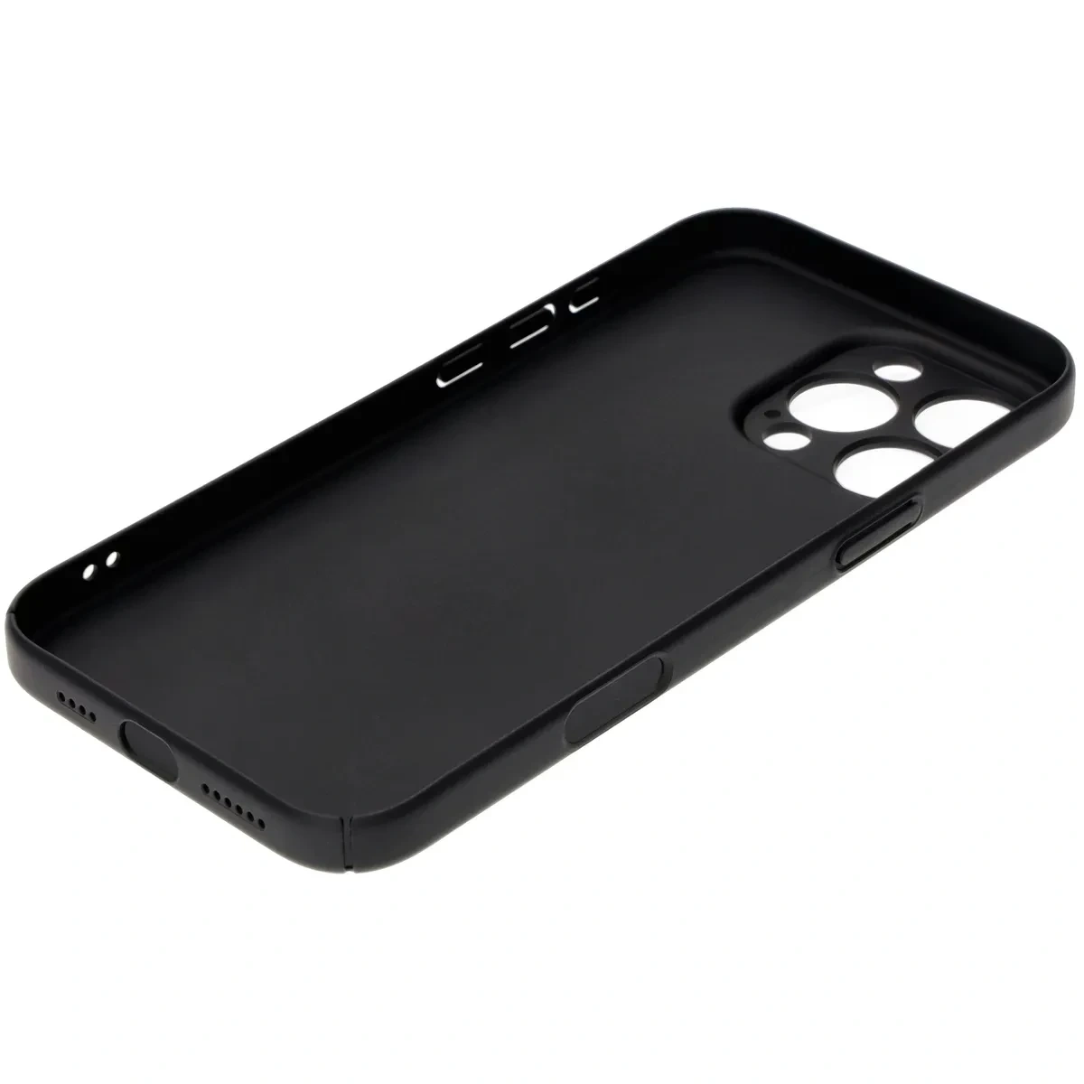 Etui Bizon Case Łupka do Apple iPhone 16 Pro Max czarne