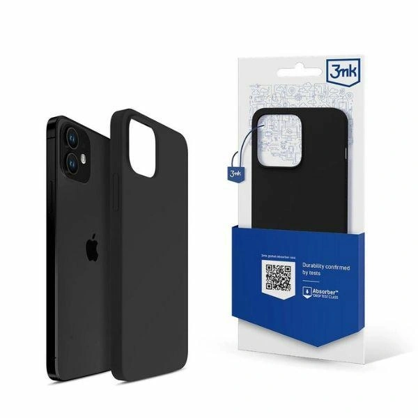 3MK Silicone Case Apple iPhone 12 Mini black