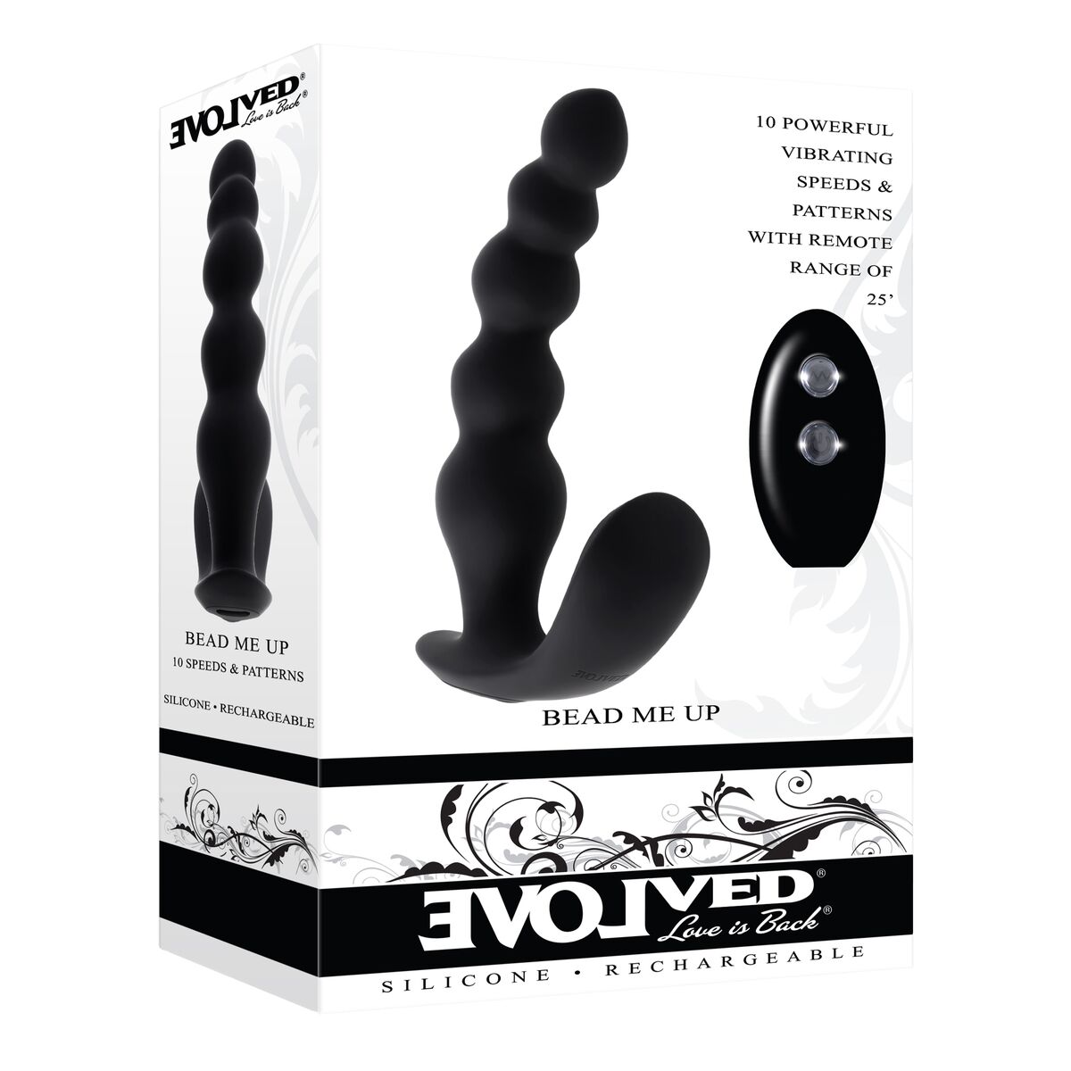 Anal Vibrator Evolved Black Anal Vibrator Evolved Black