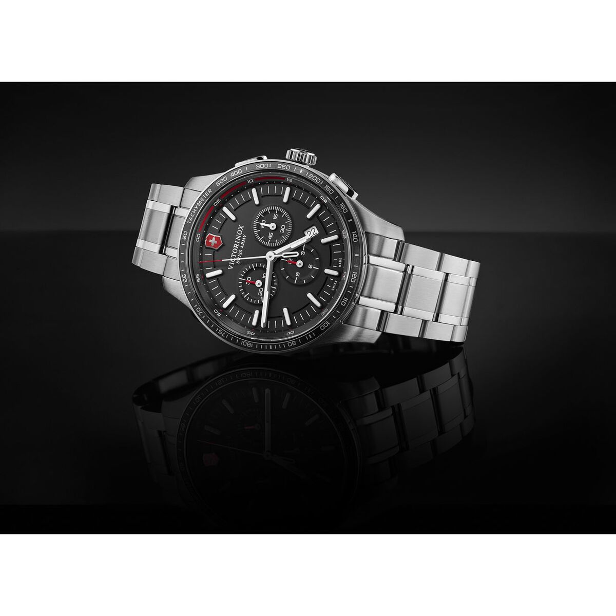 Men's Watch Victorinox V241816 Black Silver