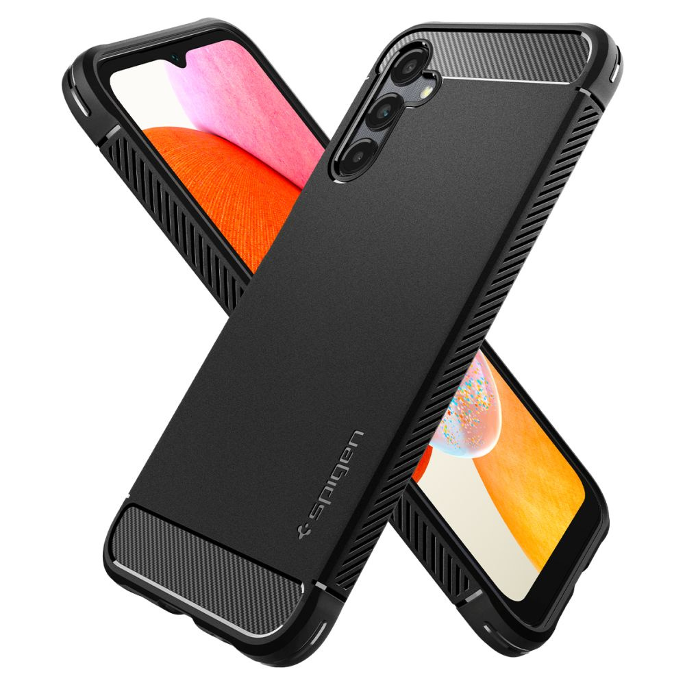 Case Spigen Rugged Armor Samsung Galaxy A14 LTE Matte Black