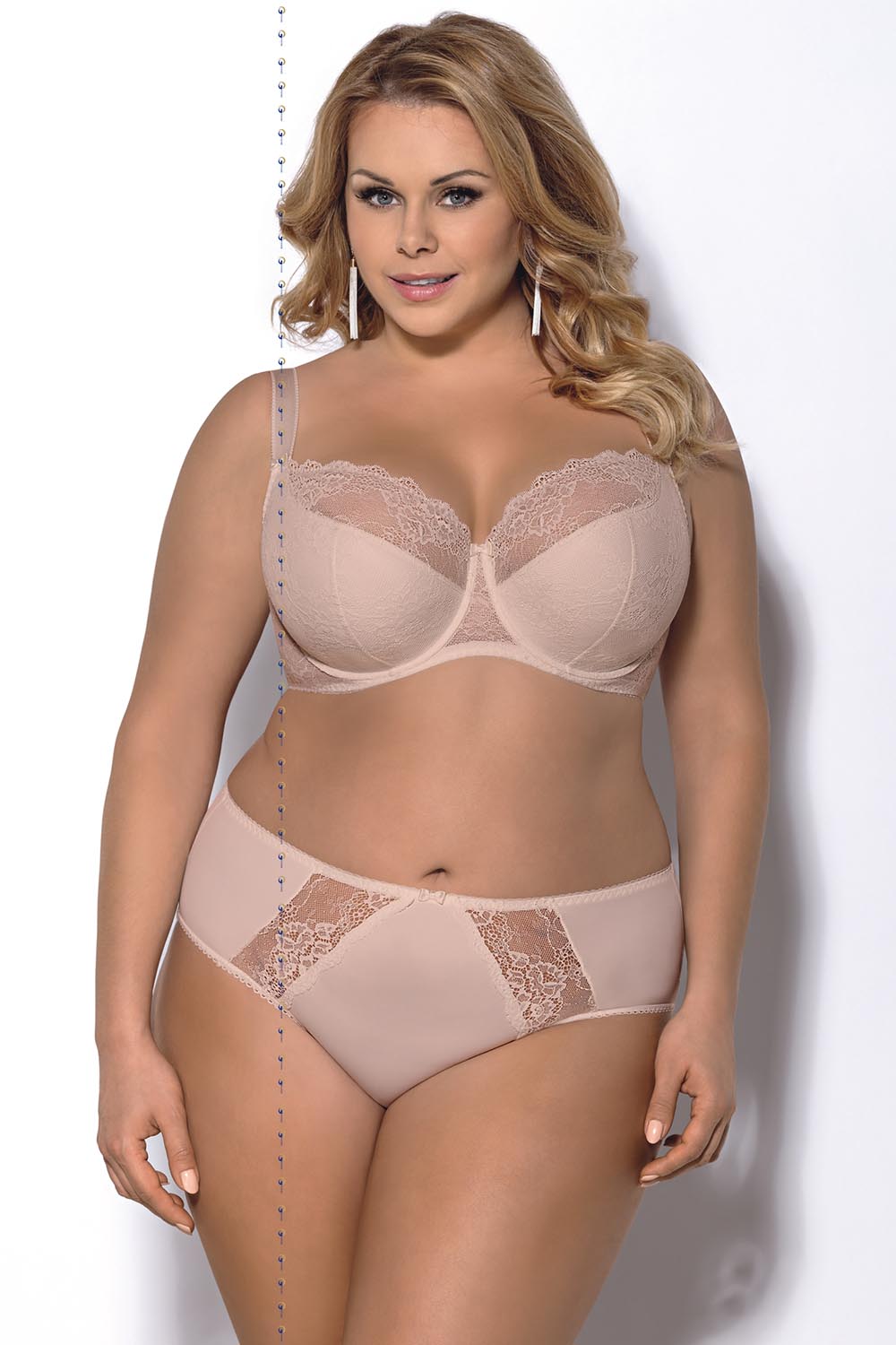 Biustonosz Soft Biustonosz Semi-Soft Model K357 Blanca Beige - Gorsenia Lingerie Beżowy Damska