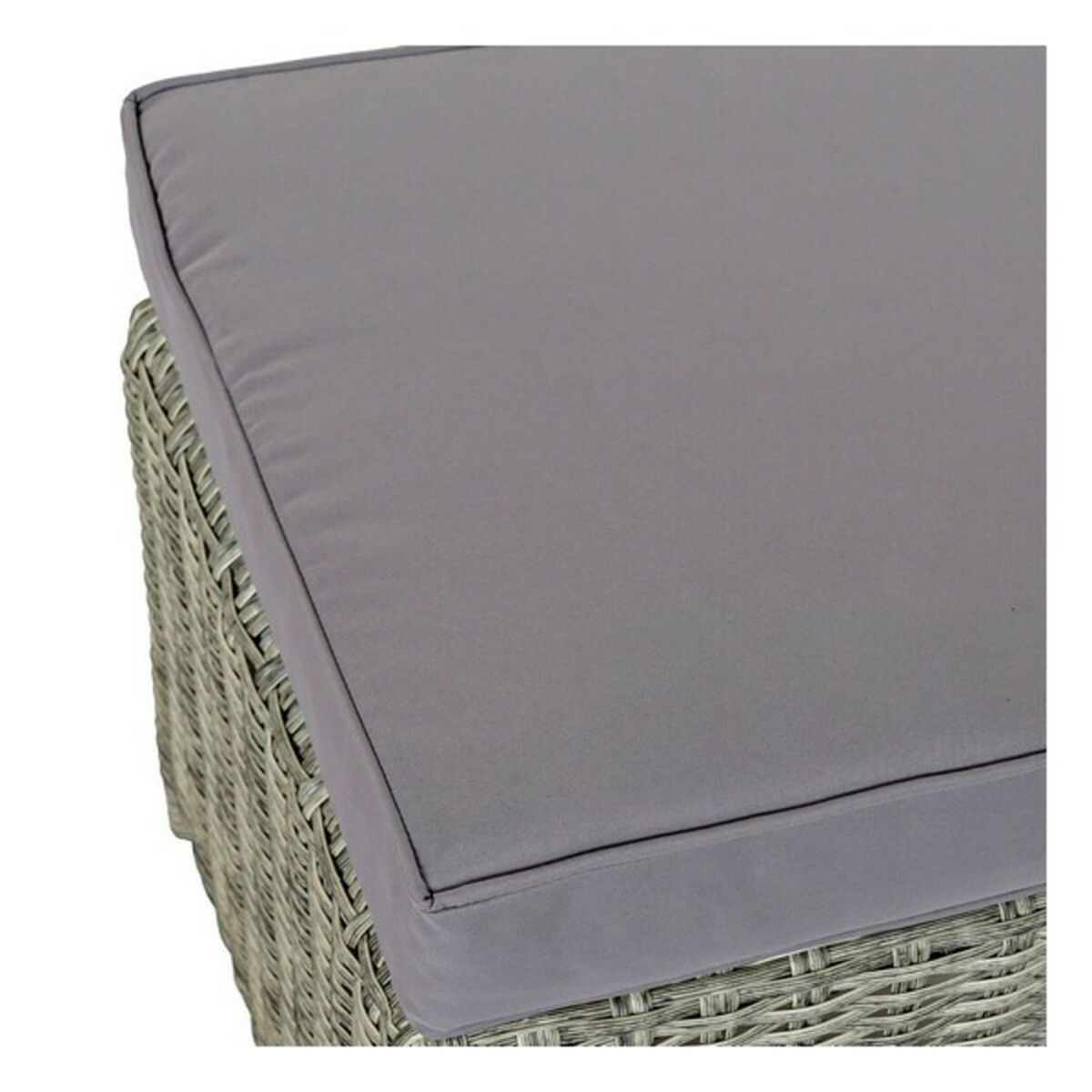 Zestaw Kanapowy ze Stołem DKD Home Decor MB-166669 Zewnętrzny Szkło Poliester rattan syntetyczny Stal (267 x 204 x 90 cm) (4 pcs