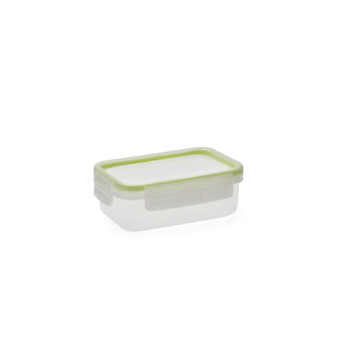 Lunch box Quid Greenery 475 ml Transparent Plastic (Pack 4x)
