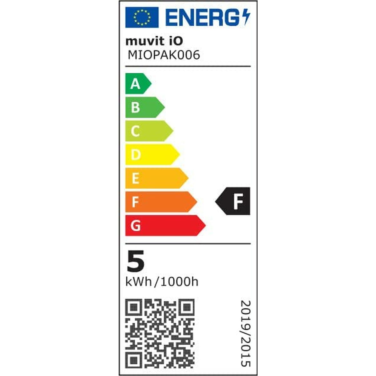 Smart Light bulb Muvit MIOPAK006