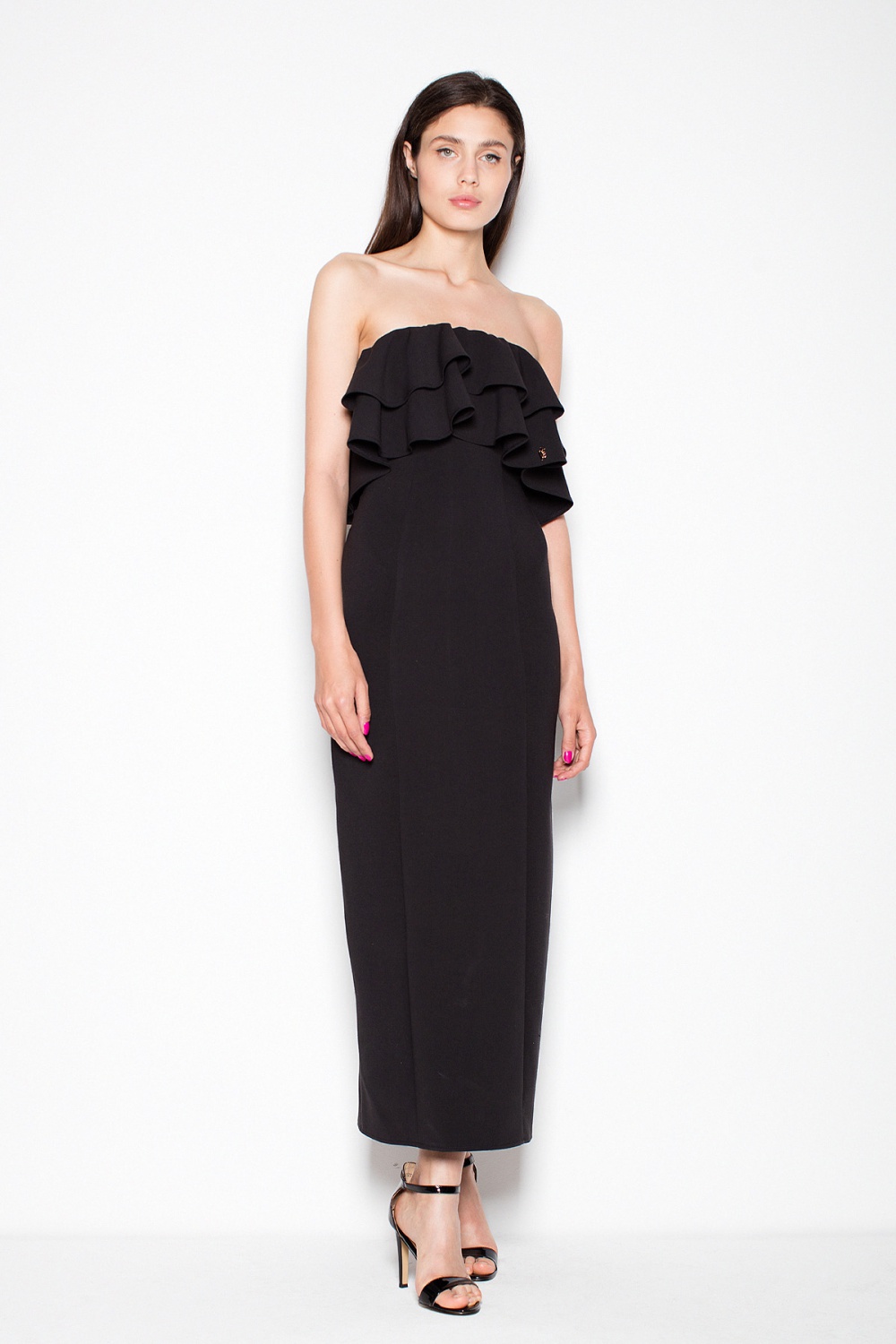  Long dress model 77163 Venaton  black