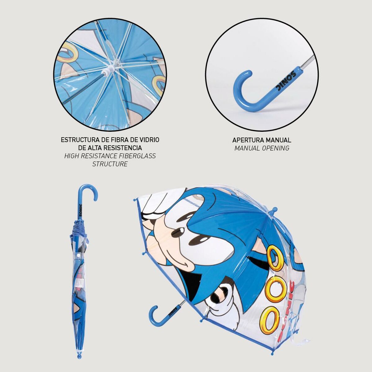 Umbrella Sonic Ø 71 cm Blue