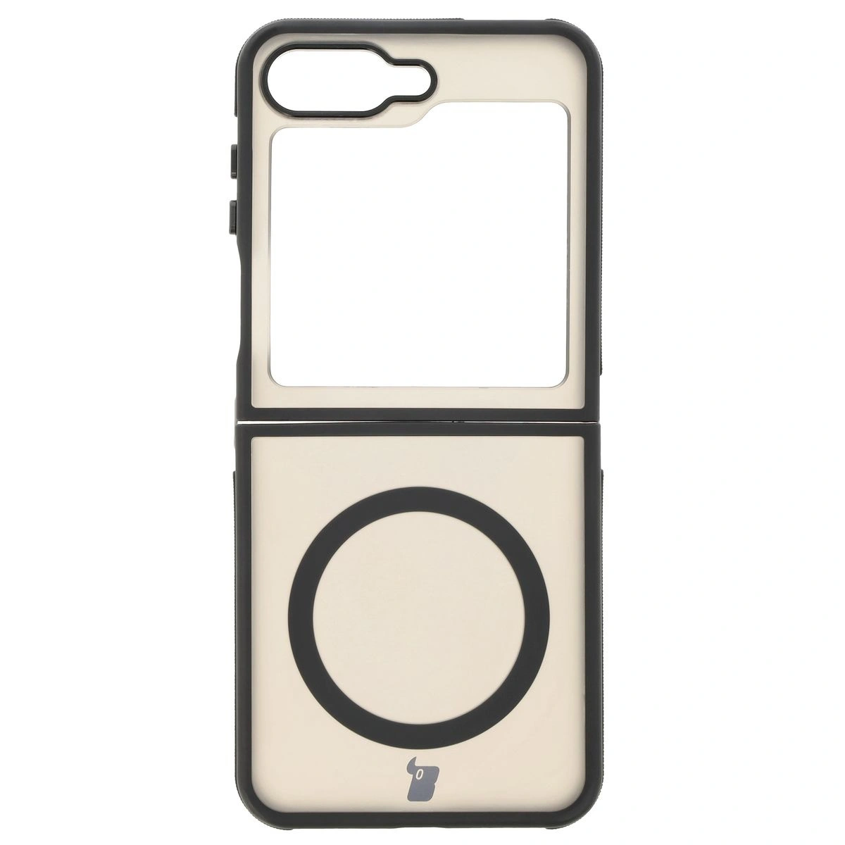 Bizon Case Eclipse Samsung Galaxy Z Flip6 smoky with a black frame