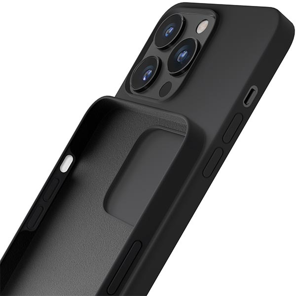 Case 3MK Silicone Case Apple iPhone 13 Pro black/black