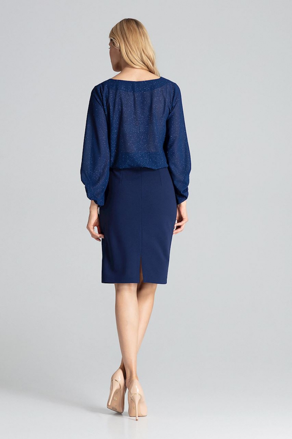  Skirt model 138289 Figl  navy blue