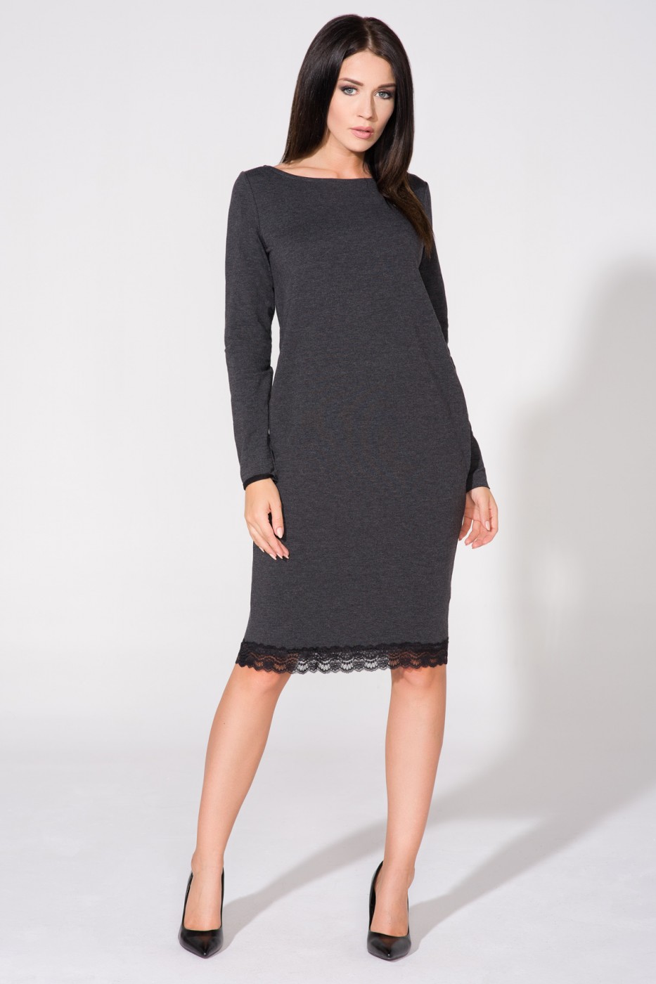 Alltagskleid model 61739 Tessita grau Damen