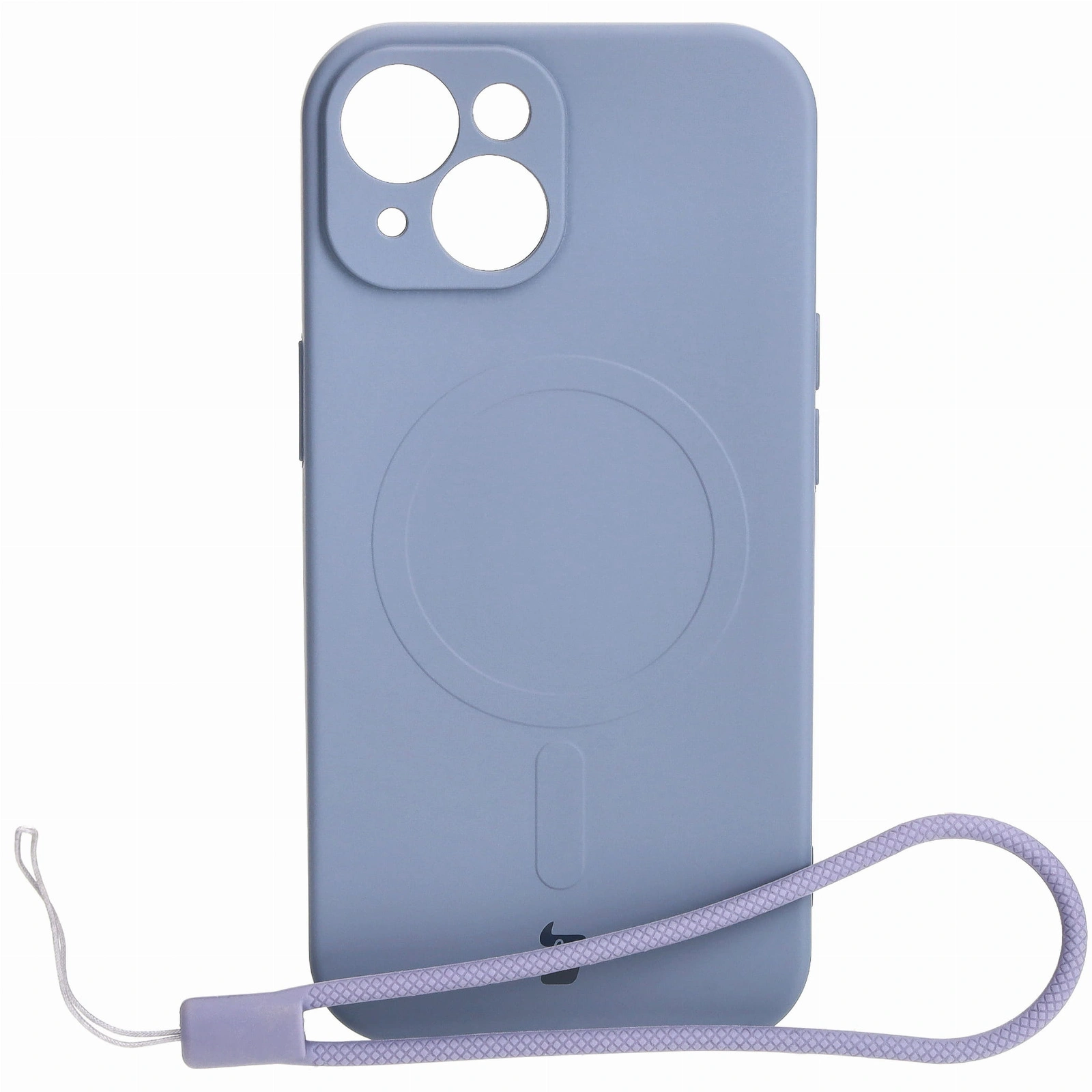 Bizon Case Silicone Magnetic Apple iPhone 15 grey