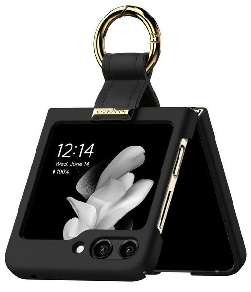 Etui Mercury Gold Ring do Samsung Galaxy Flip6 czarny