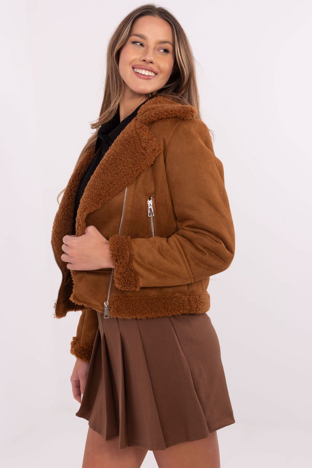 Jacket model 204392 Italy Moda  brown