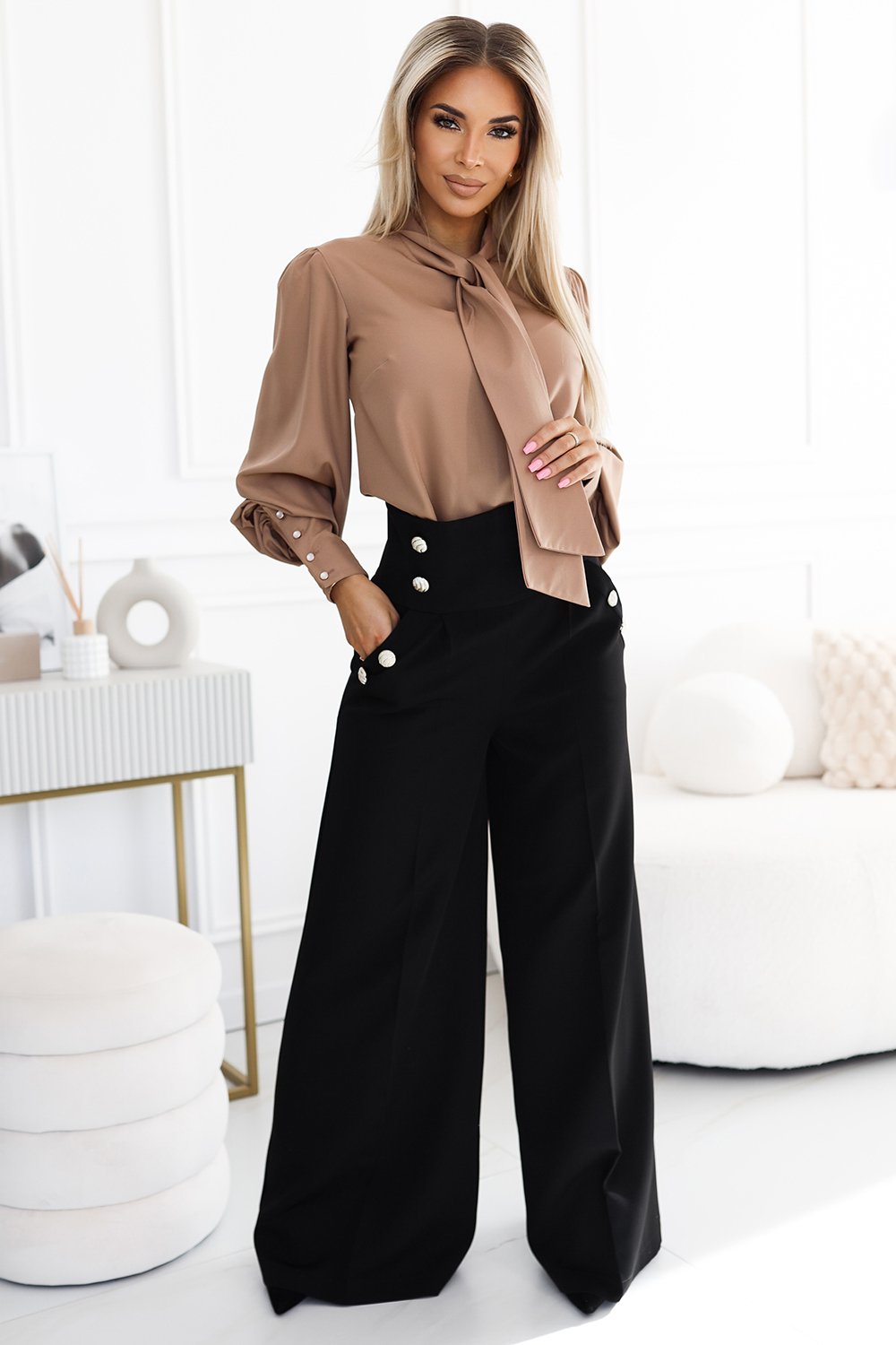  Trousers model 204444 Numoco  black