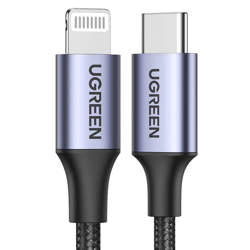 UGREEN US304 USB-C/Lightning Cable PD 3A, 1.5m
