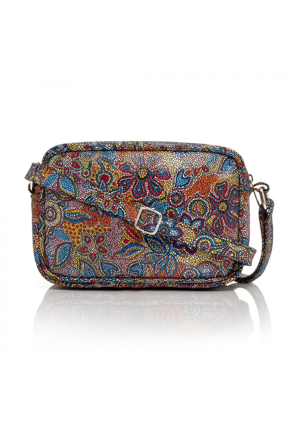 Natural leather bag model 173181 Hurtownia Galanter  multicolor