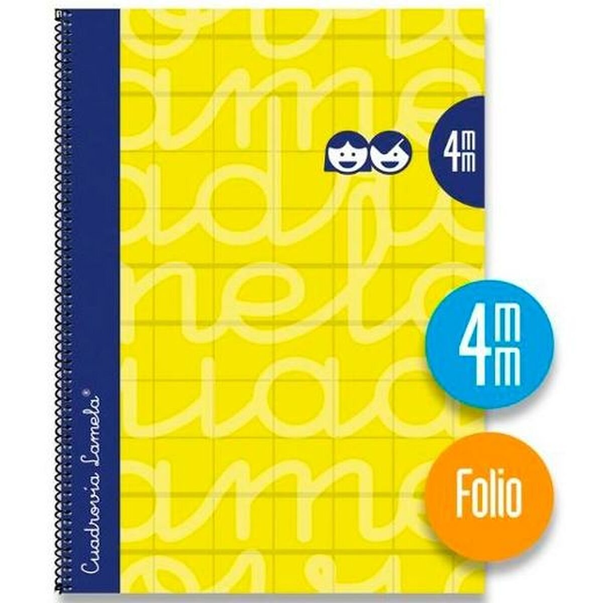 Notebook Lamela 4 mm Yellow A4 5 Units