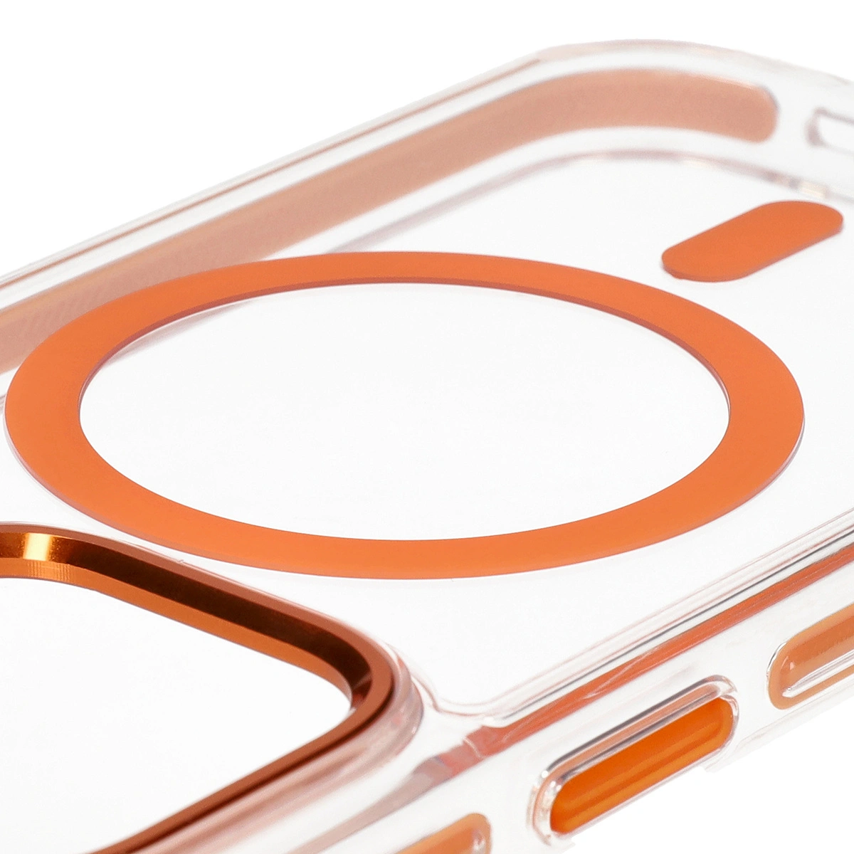 Bizon Case Marco Apple iPhone 14 Pro clear with orange frame