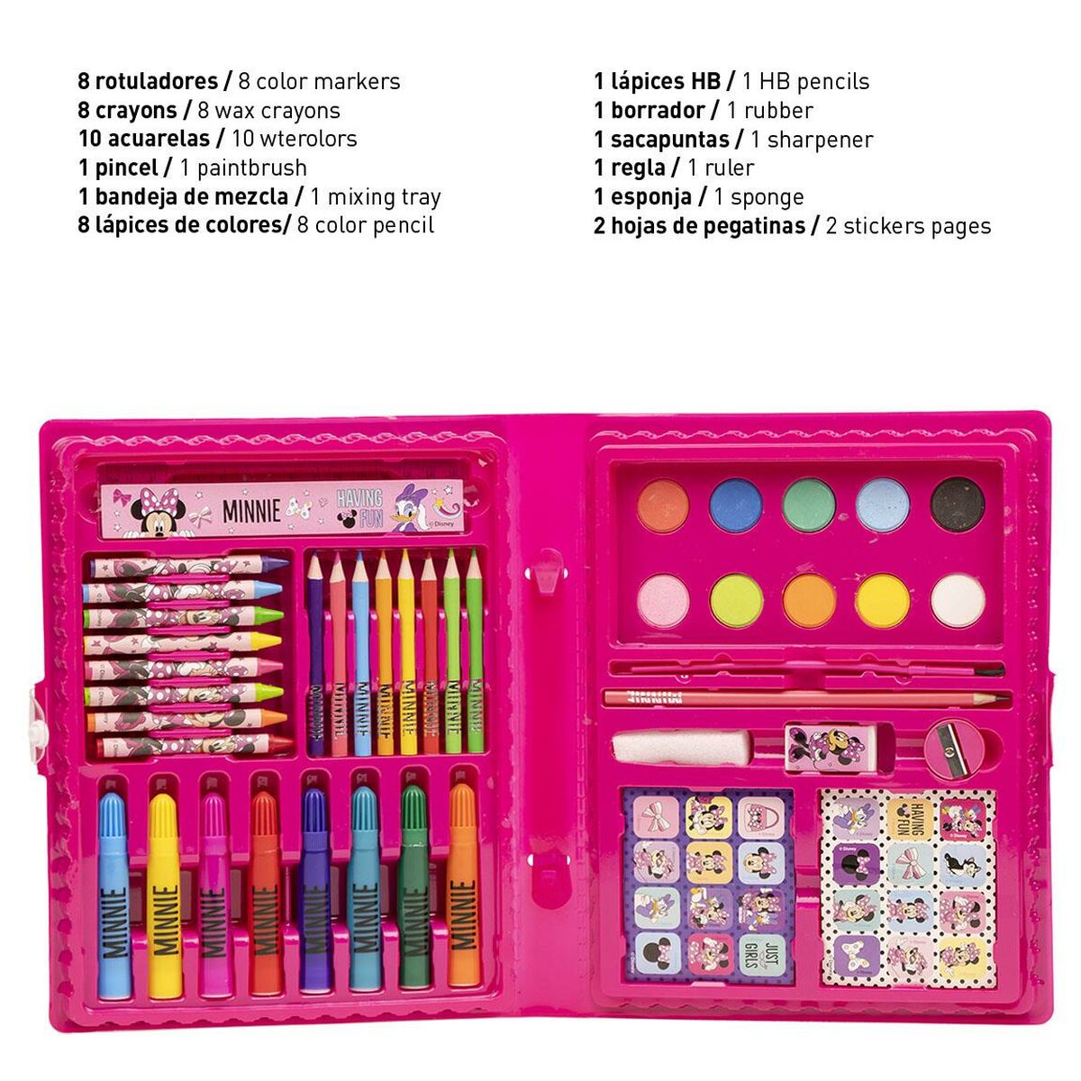 Stationery Set Minnie Mouse Briefcase
