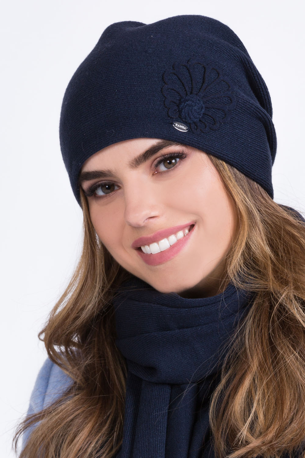 Cap model 149835 Kamea navy blue Ladies