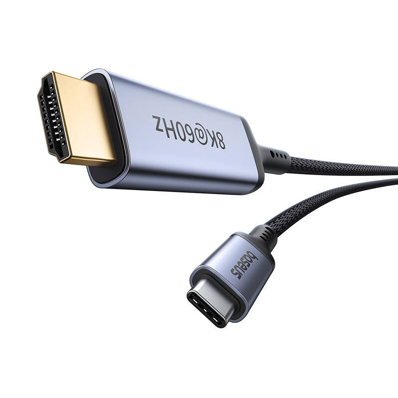 Baseus USB-C / HDMI 2.1 8K 60Hz 1.5m cable black