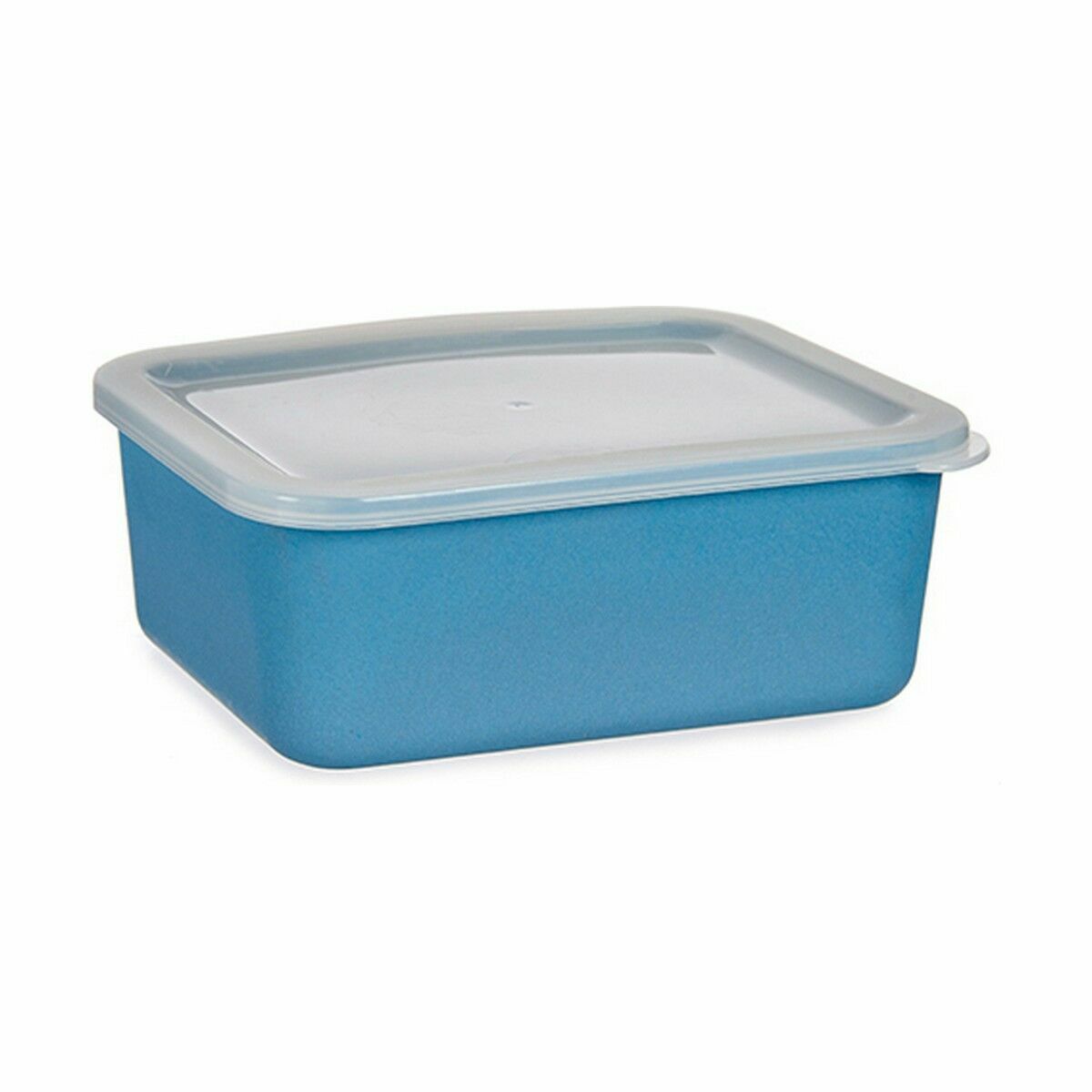 Tray with lid Bamboo Melamin Dark blue 14,5 x 7 x 19,5 cm (6 Units)
