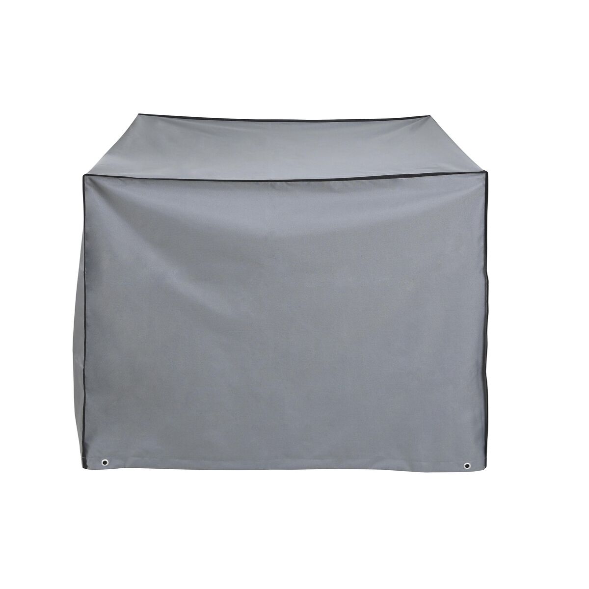 Stuhlüberzug DKD Home Decor Schwarz Aluminium Dunkelgrau (100 x 100 x 80 cm)