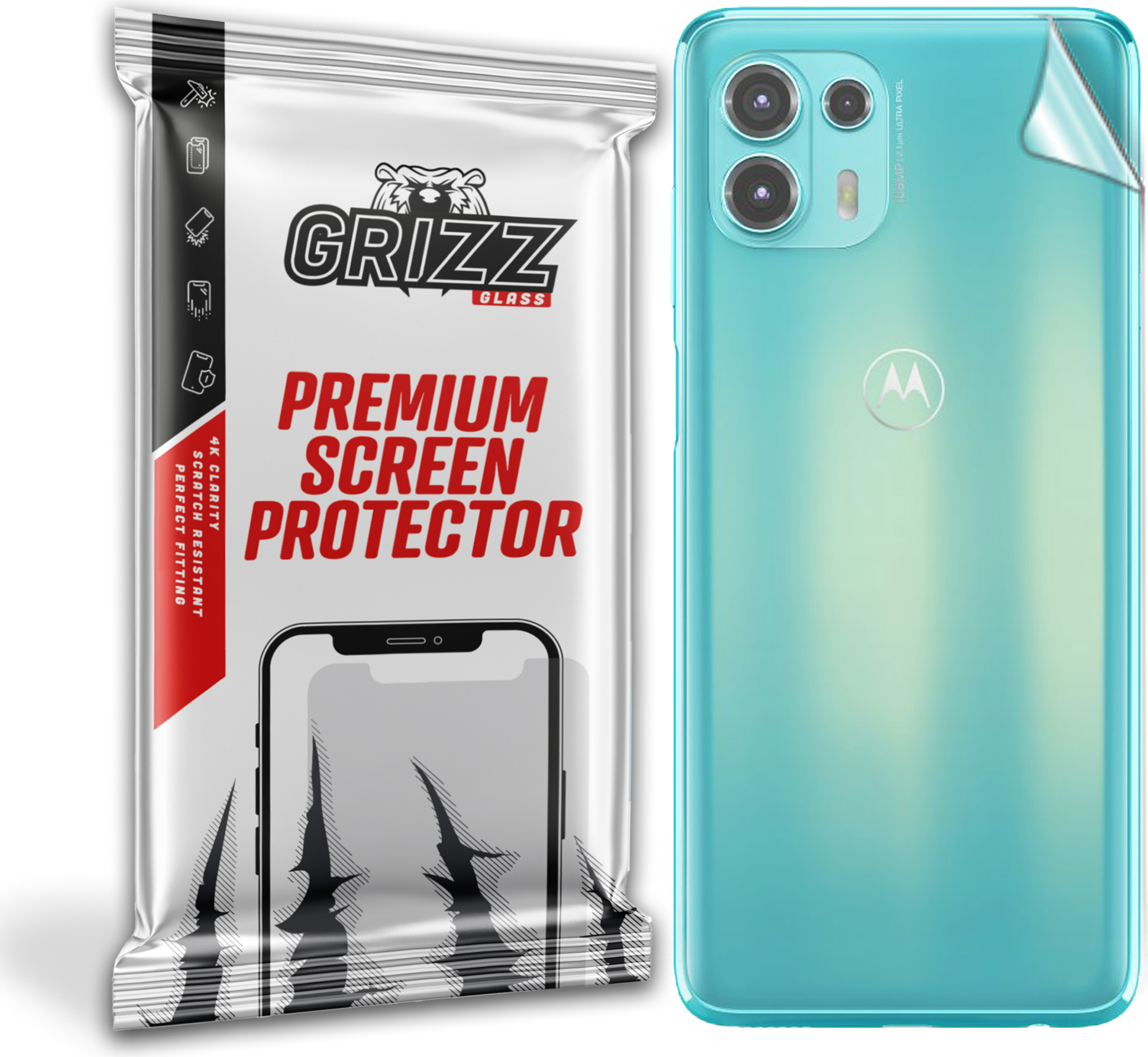 GrizzGlass SatinSkin Motorola Moto Edge 20 lite