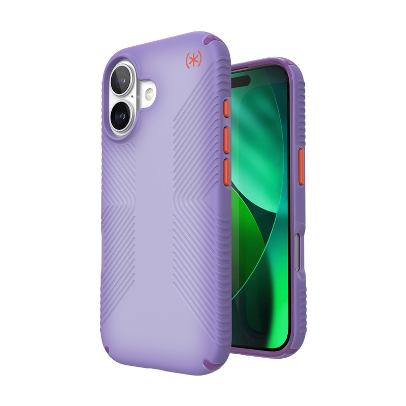Etui Speck Presidio Lux Grip MagSafe do Apple iPhone 17 (Purple Fade/Magic Purple/New Poppy)