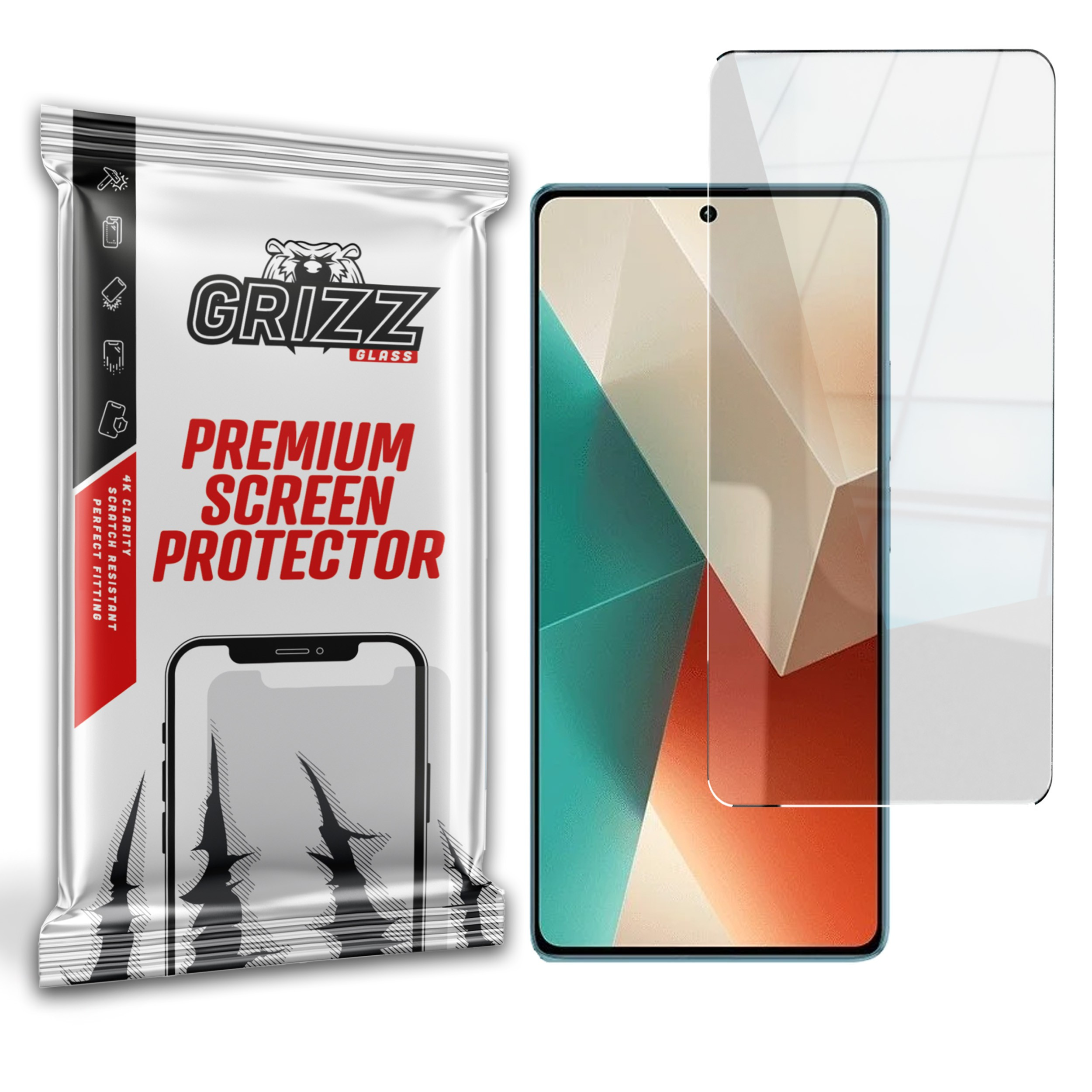 Szkło hybrydowe GrizzGlass HybridGlass Xiaomi Redmi Note 13