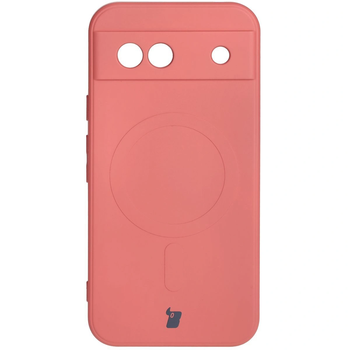 Bizon Case Silicone Magnetic Sq Google Pixel 8a dirty pink