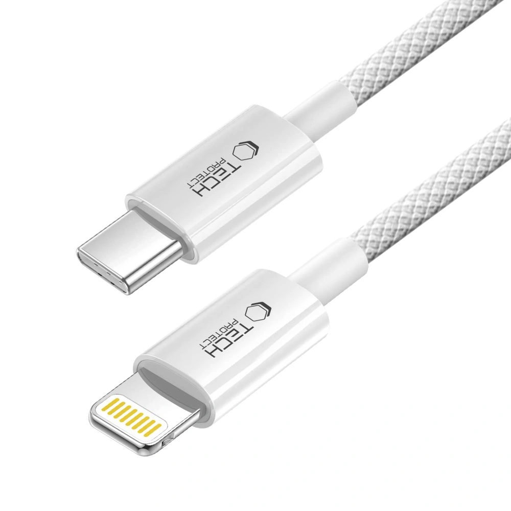 Tech-Protect Ultraboost Lite USB-C / Lightning Cable PD27W/3A 200cm Cool Grey