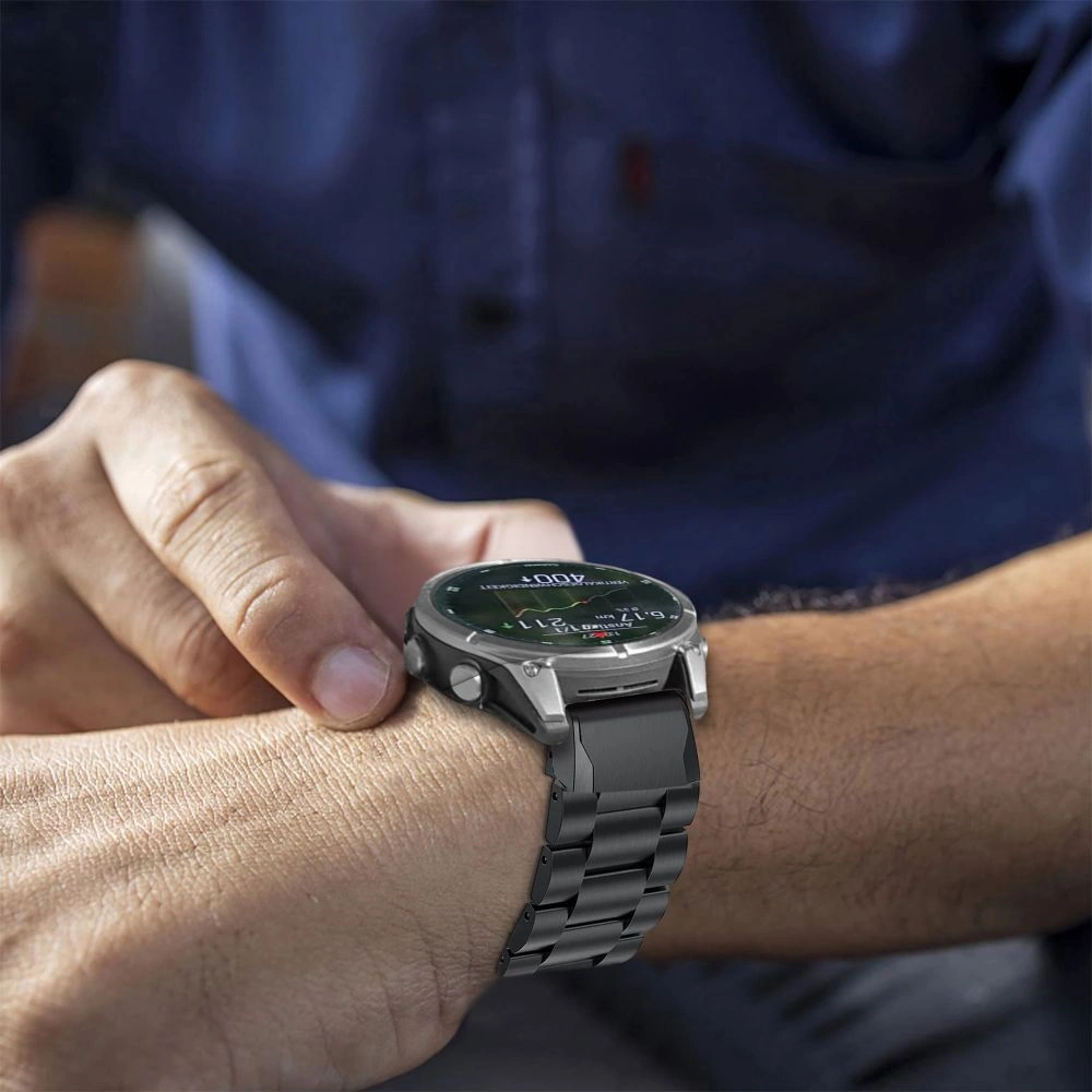 Tech-Protect Stainless Garmin Fenix 5x / 5x Plus / 6x / 6x Pro / 7x / 8 51mm Titanium