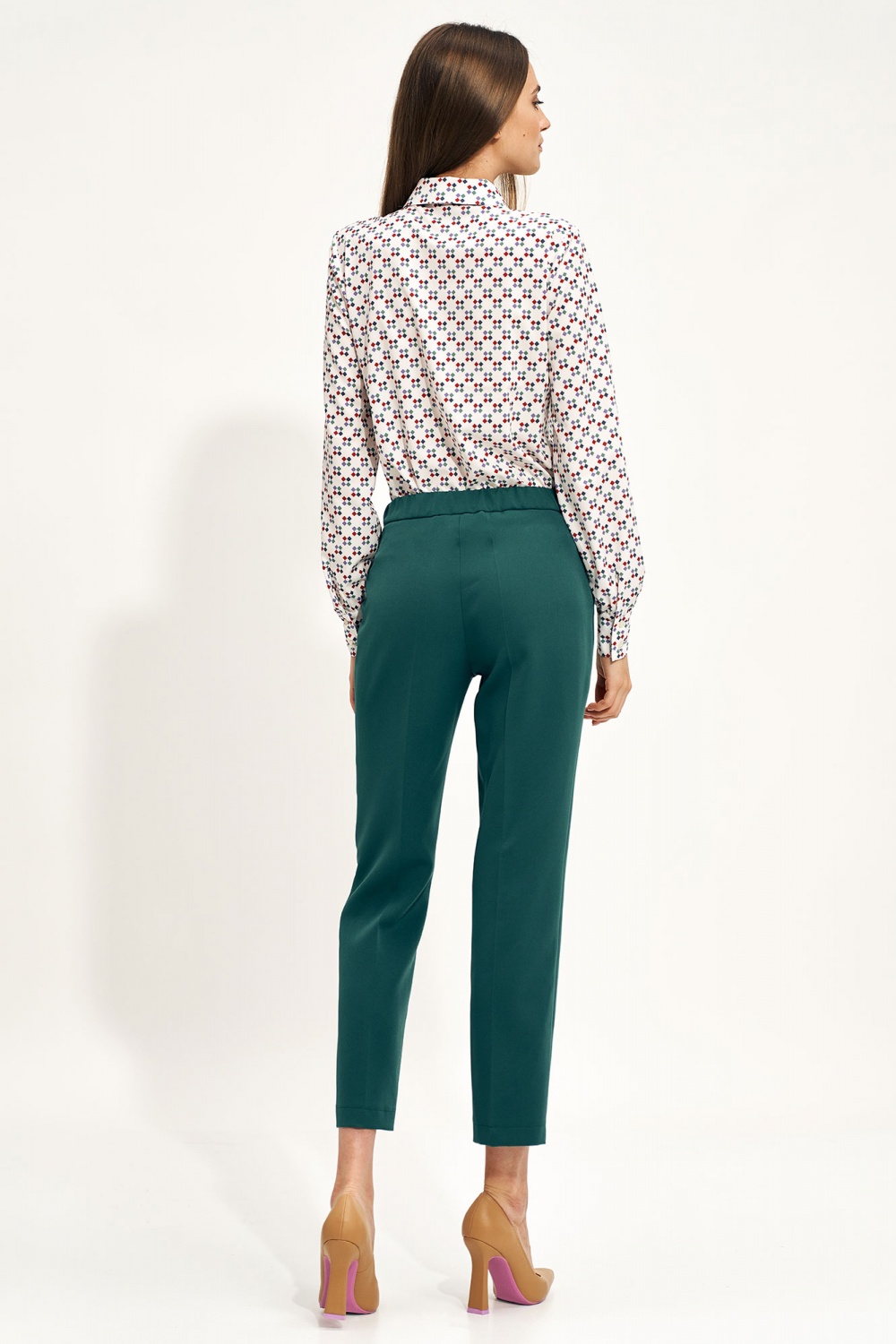 Women trousers model 171279 Nife green Ladies