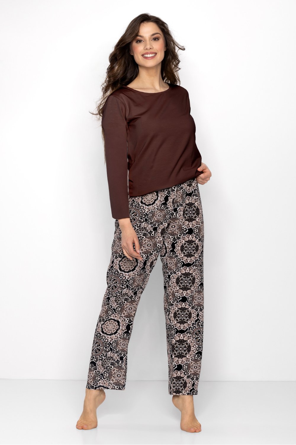 Pyjama model 205976 Momenti Per Me  brown