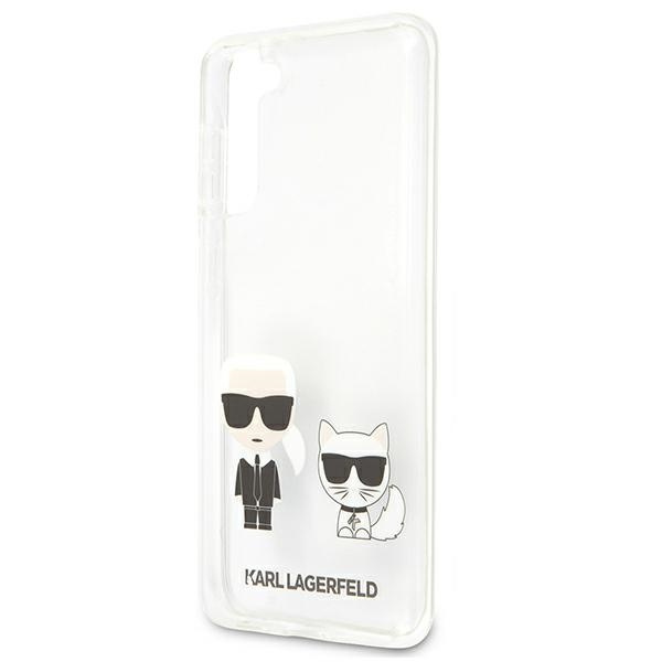 Karl Lagerfeld KLHCS21MCKTR Samsung Galaxy S21+ Plus hardcase Transparent Karl & Choupette
