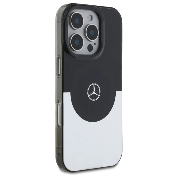 Mercedes MEHMP16L23HBIGK Apple iPhone 16 Pro hardcase Double Layer BiColor MagSafe black silver