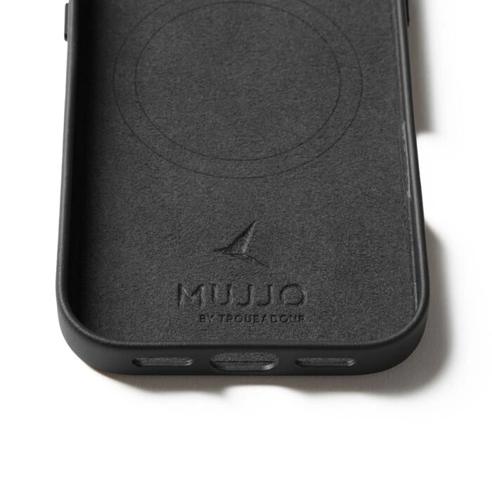 Etui Mujjo Leather Case do Apple iPhone 17 MagSafe (black)