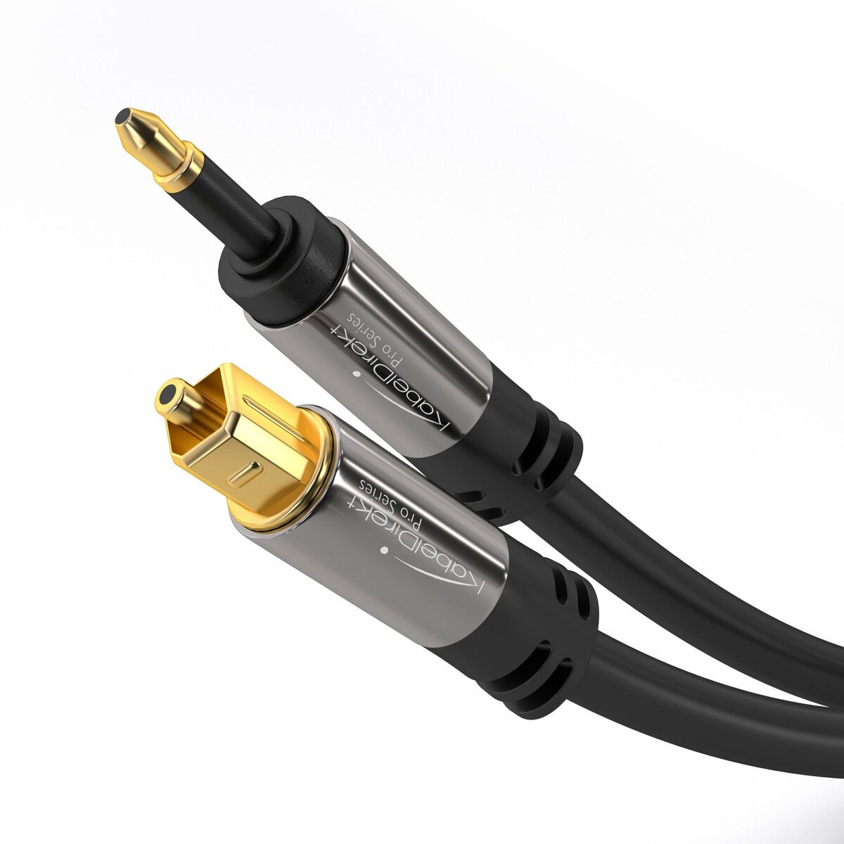 Kabel audio KabelDirekt 384 3 m Czarny (Odnowione A+)