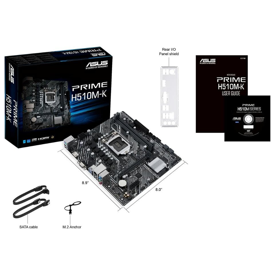 Motherboard Asus Intel H510 LGA 1200 Motherboard Asus Intel H510 LGA 1200
