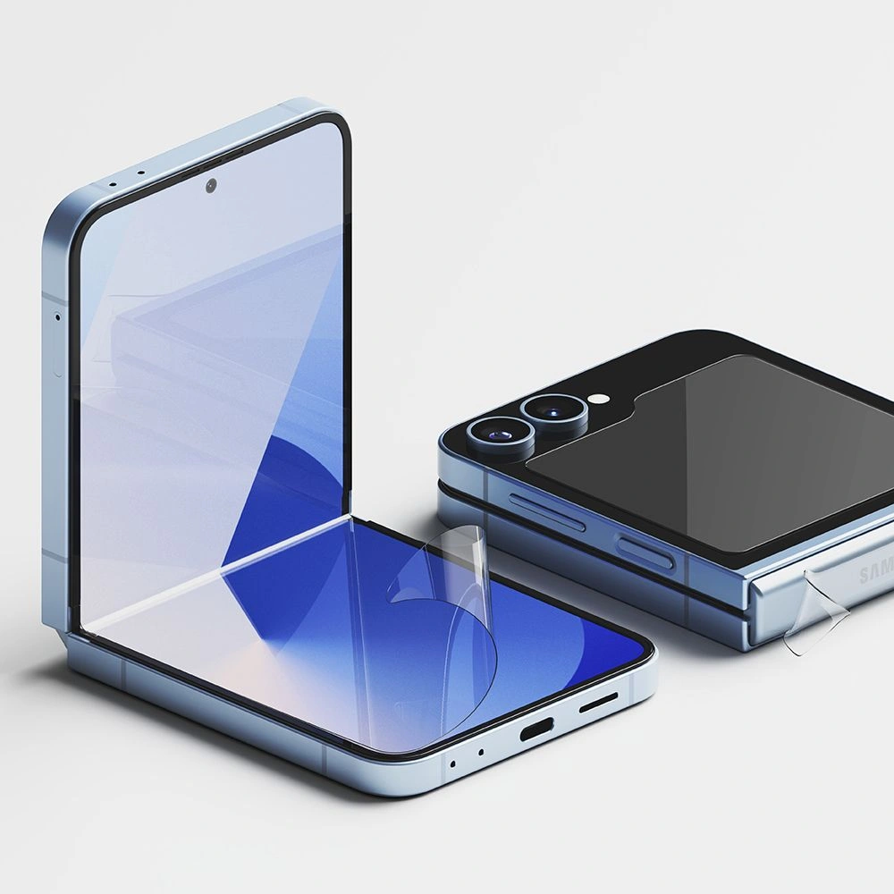 Protector Kit Ringke 3in1 Protector Samsung Galaxy Z Flip 6 Clear [2 PACK]