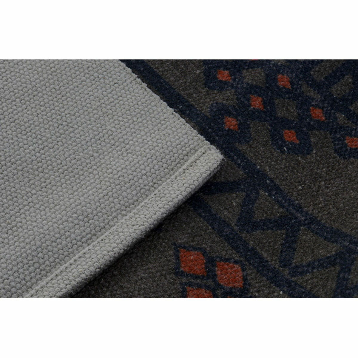Teppich DKD Home Decor 160 x 230 x 0,4 cm Blau Orange Polyester Araber Geometrisch (2 Stück)